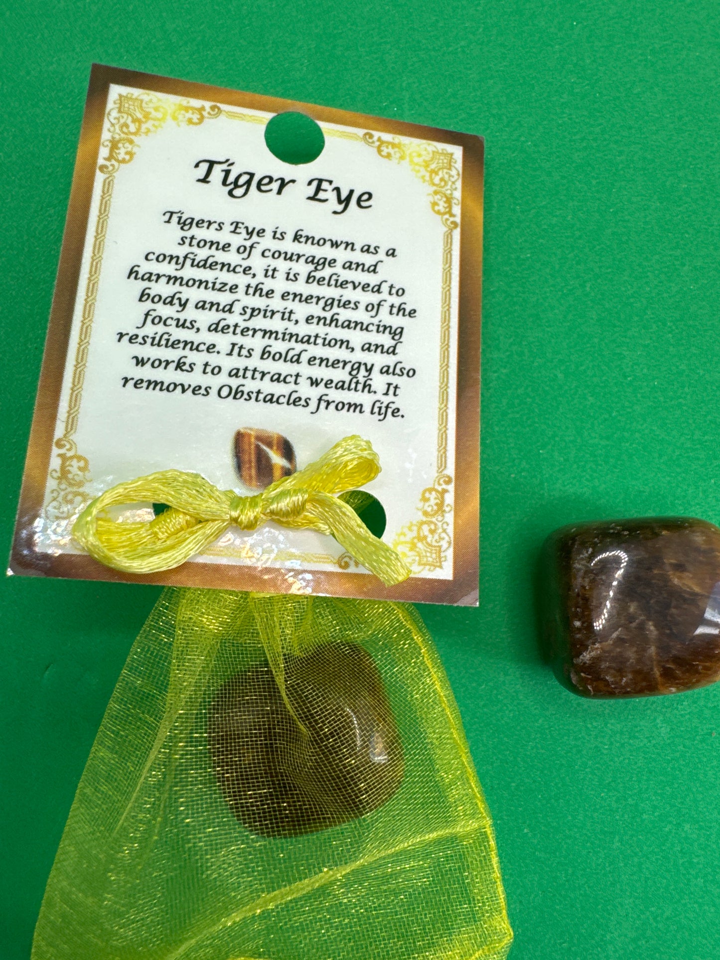 Pocket Gem Stone - Tiger Eye