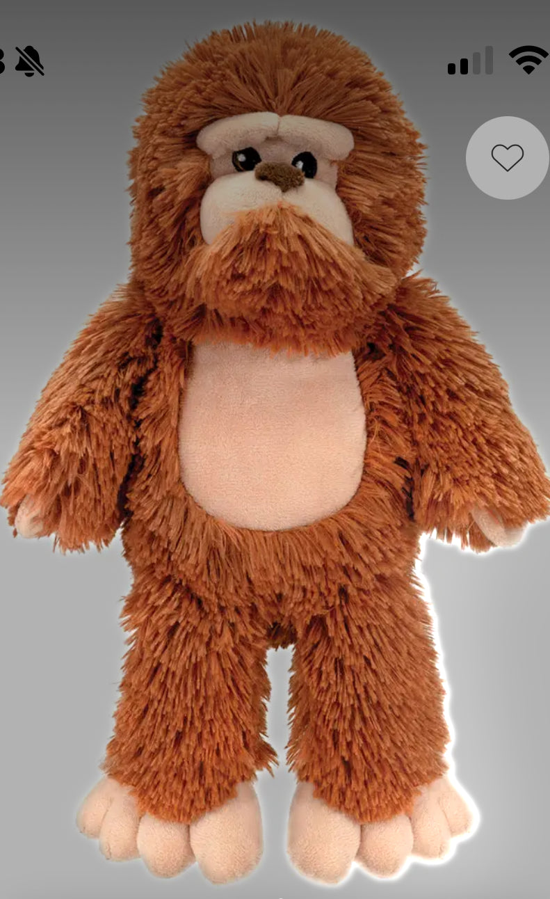 11” Blessed Travel Bigfoot Stuffed Animal