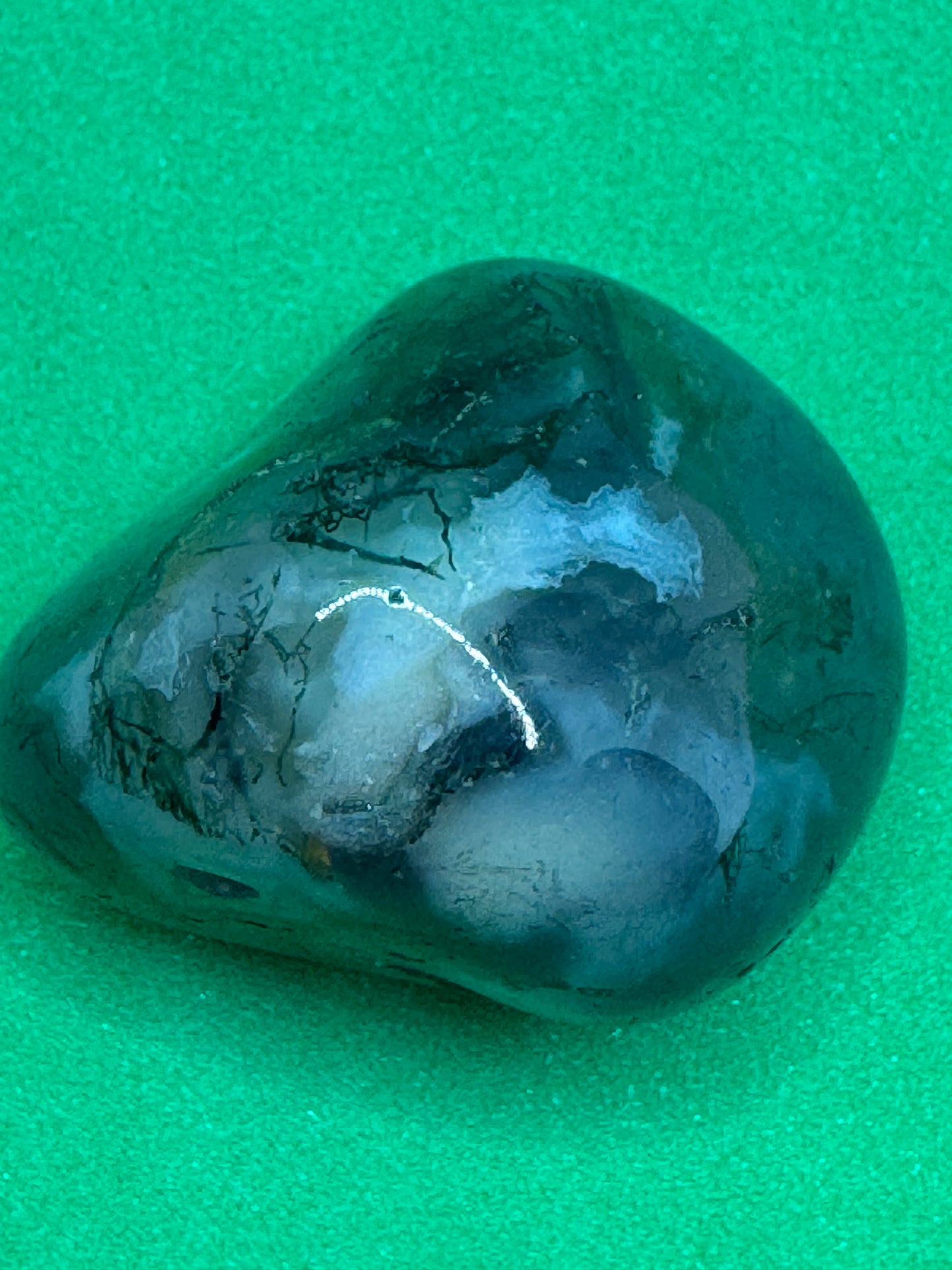 Pocket Gem Stone - Moss Agate