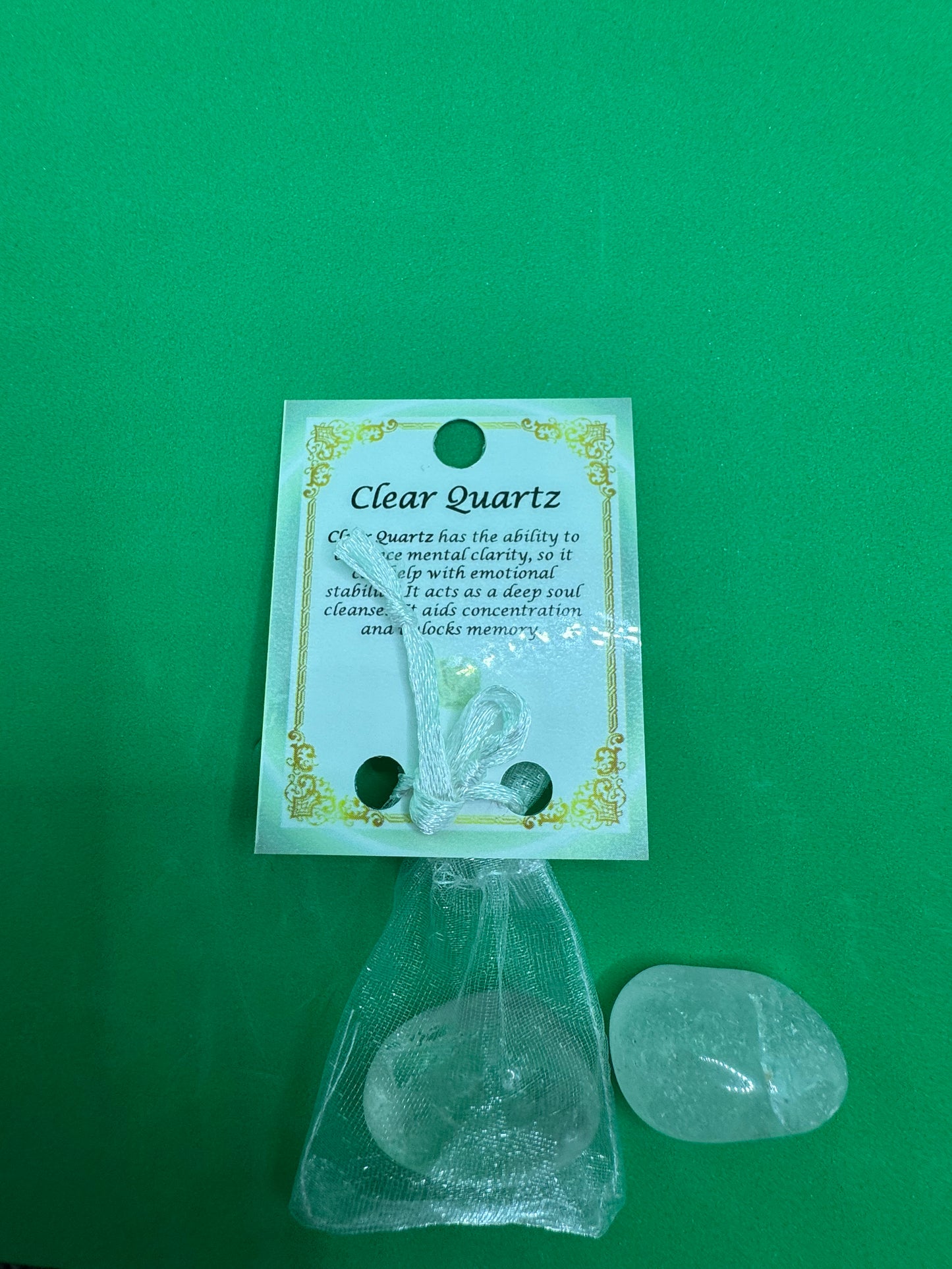 Pocket Gem Stones - Clear Quartz