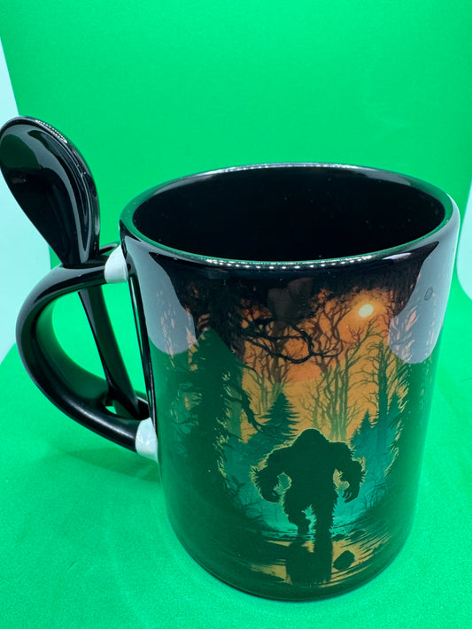 Bigfoot Coffee Mug W/Spoon