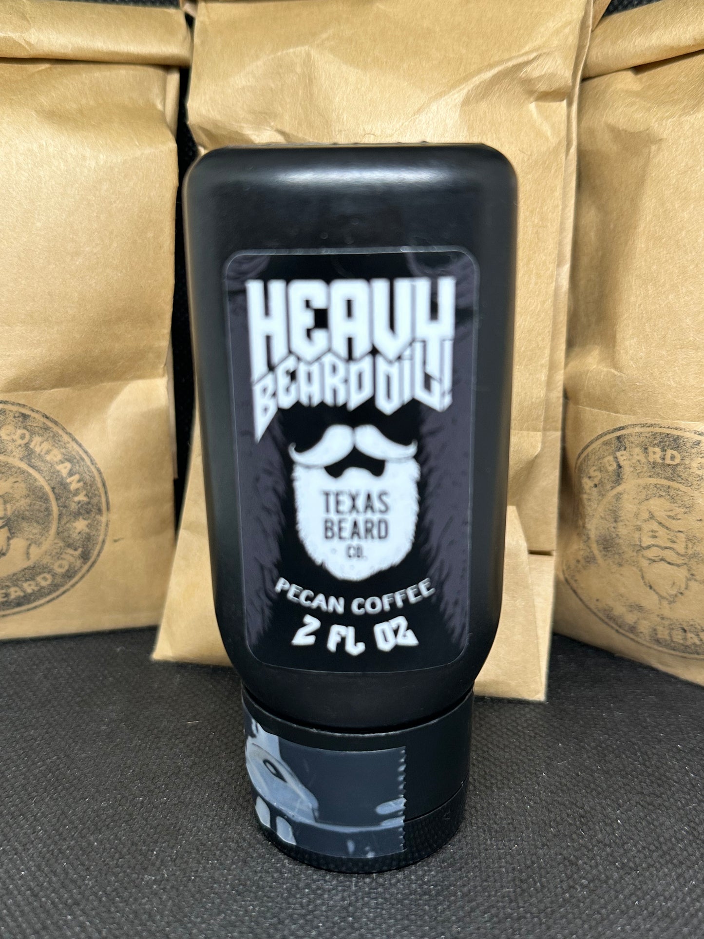 Texas Beard Co. Heavy Beard Oil - Pecan Coffee 2 FL Oz!