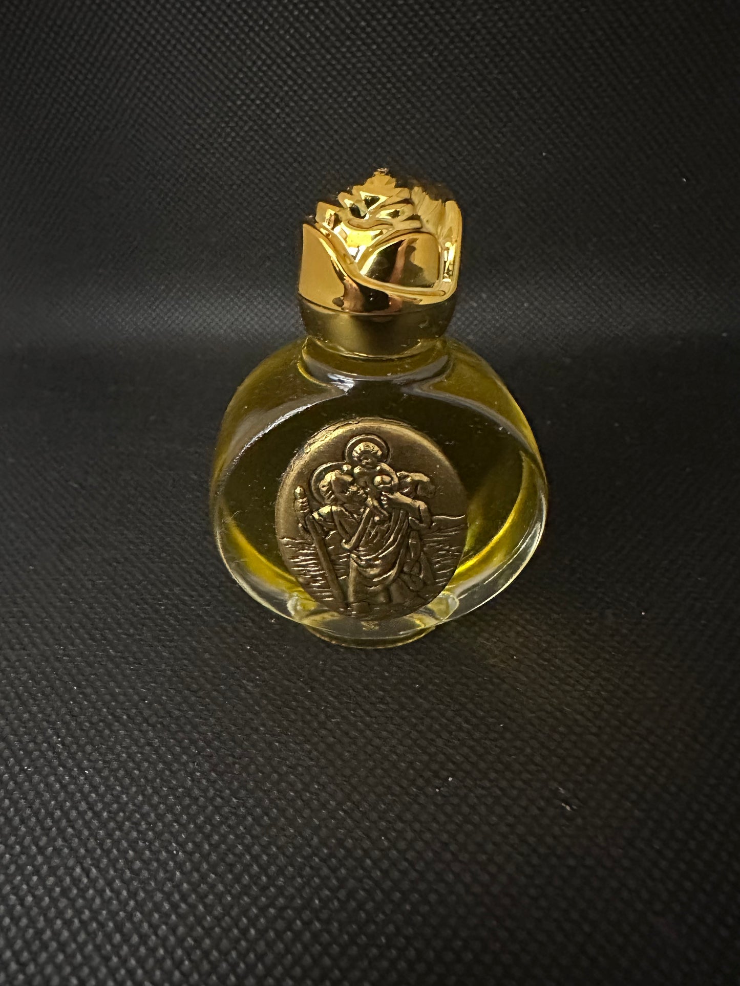 Holy Oil ~ Anointment Oil / Gold Glass Bottle