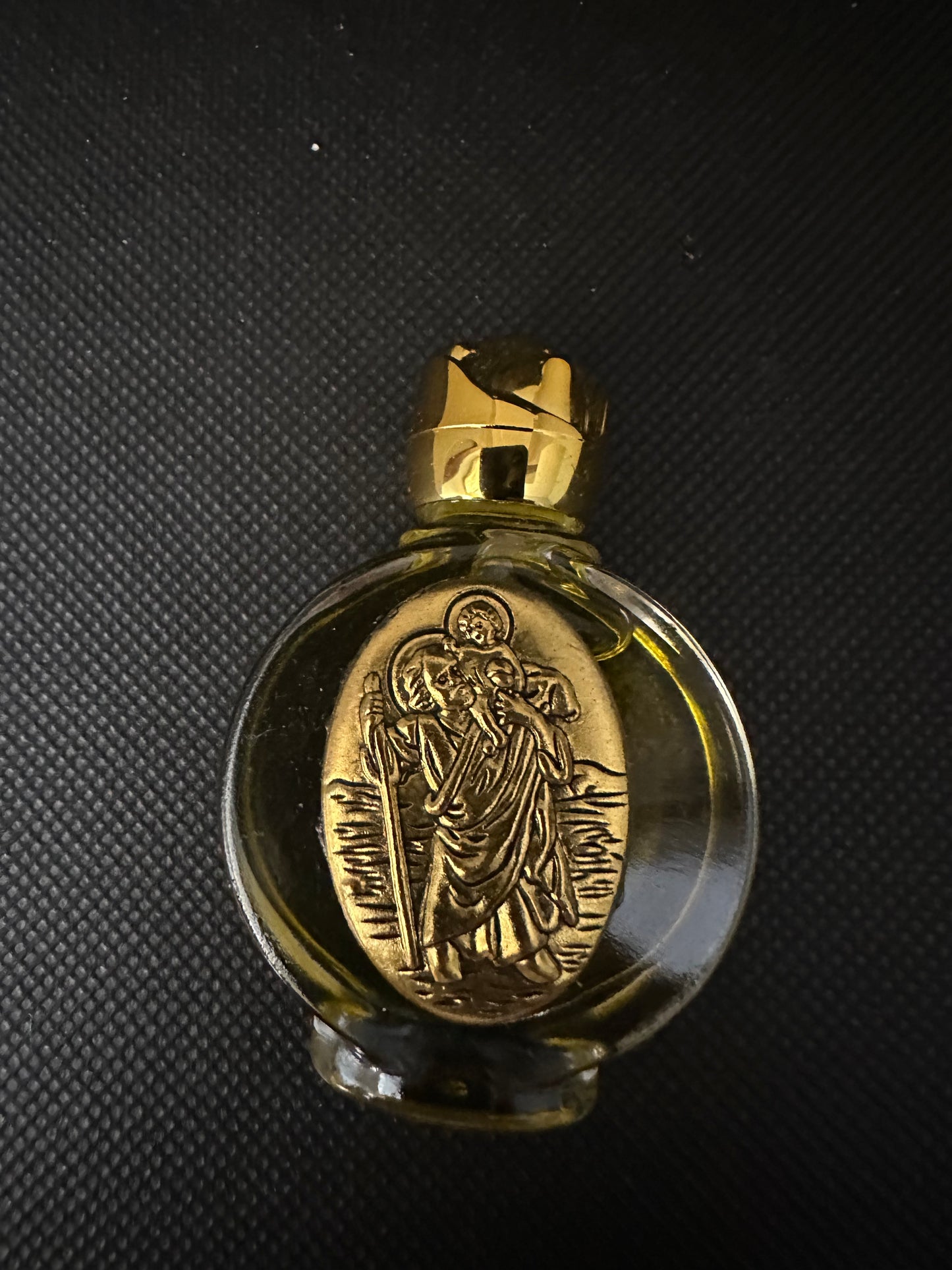 Holy Oil ~ Anointment Oil / Gold Glass Bottle